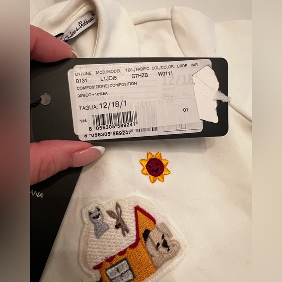 Dolce e Gabbana footed 12-18mos - Picture 4 of 5